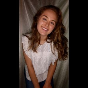 Joy Joy White Cotton Lace Top